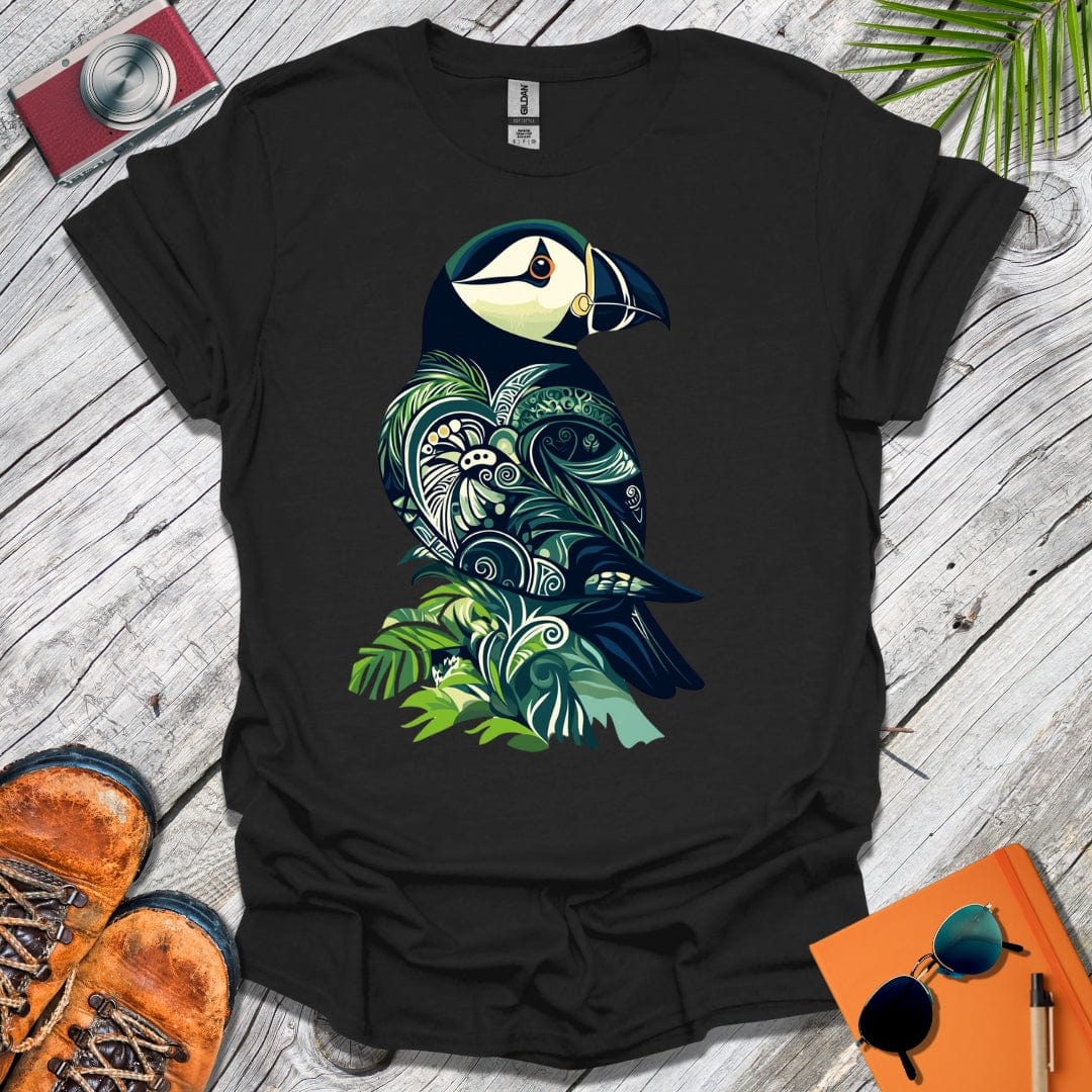 Green Puffin T-Shirt