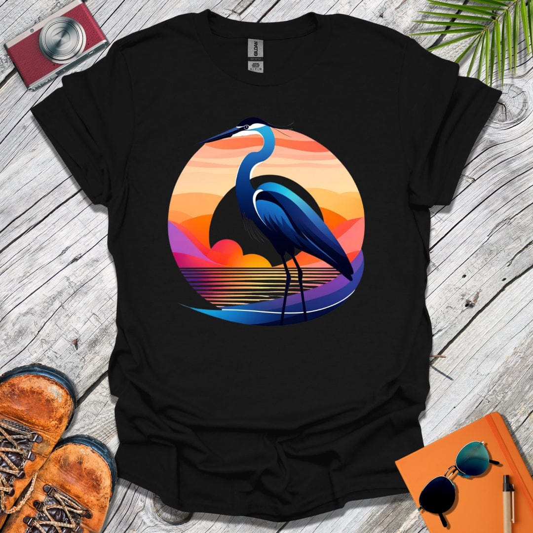 Heron Sunset T-Shirt