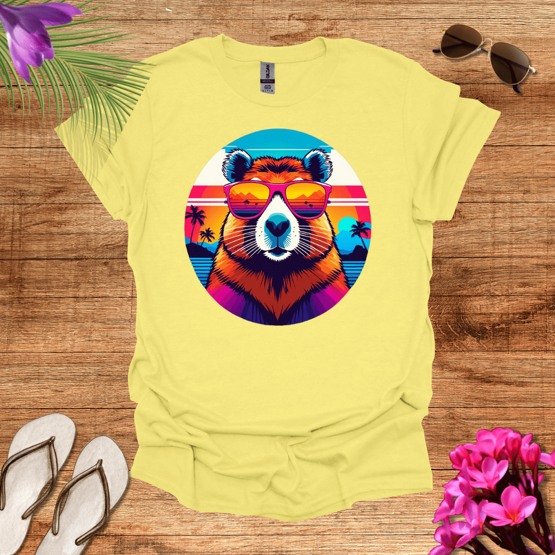 Capybara Sunset T-Shirt