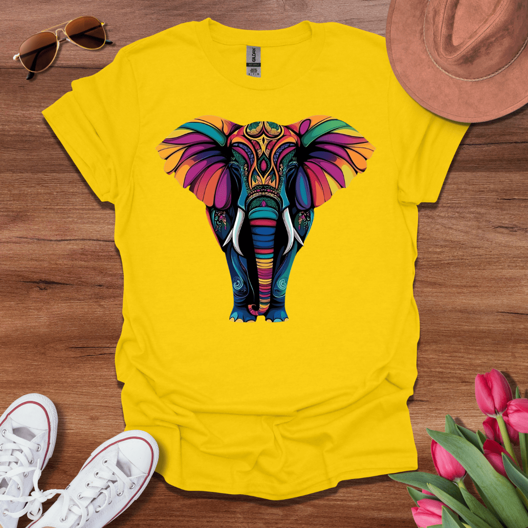Double Tusk Elephant T-Shirt