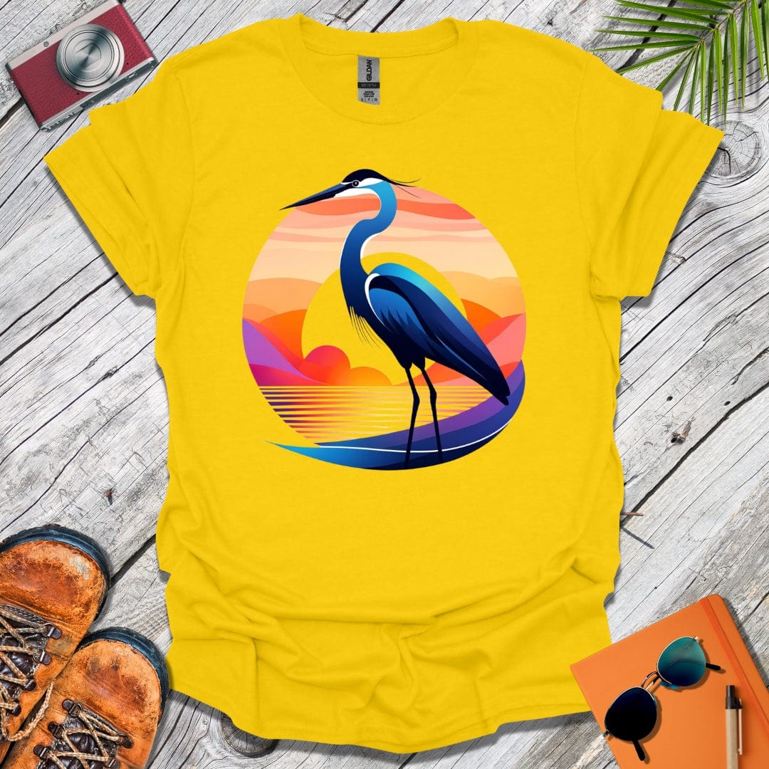 Heron Sunset T-Shirt
