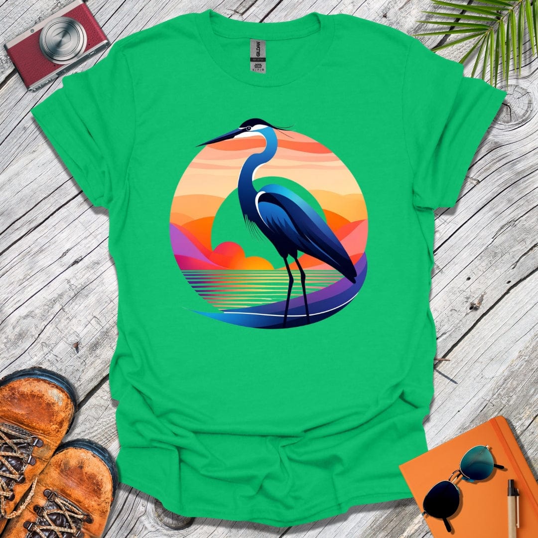 Heron Sunset T-Shirt