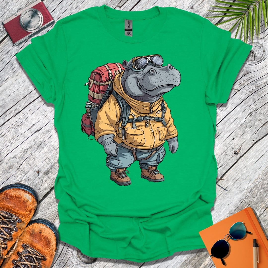 Hiking Hippo T-Shirt