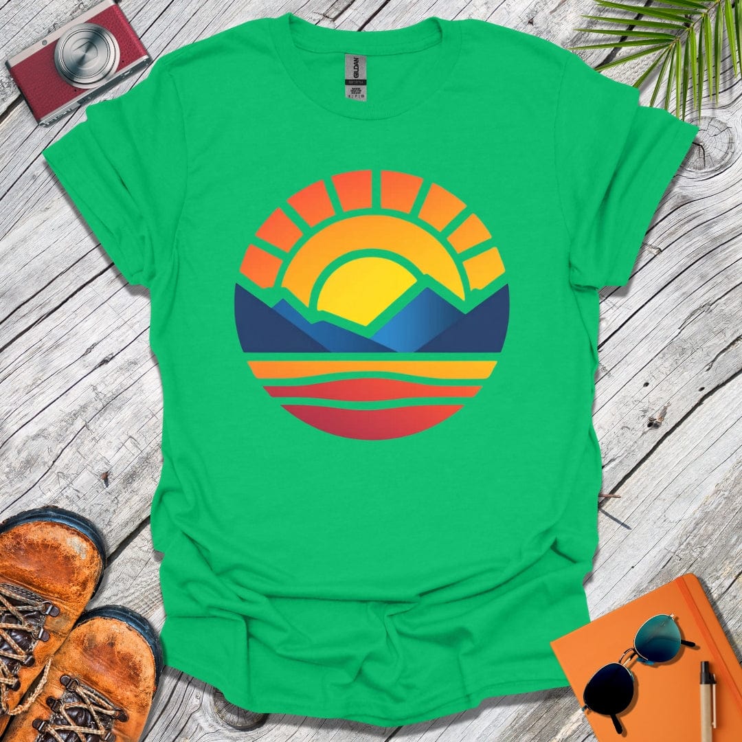 Mountains to Sea Sunset T-Shirt
