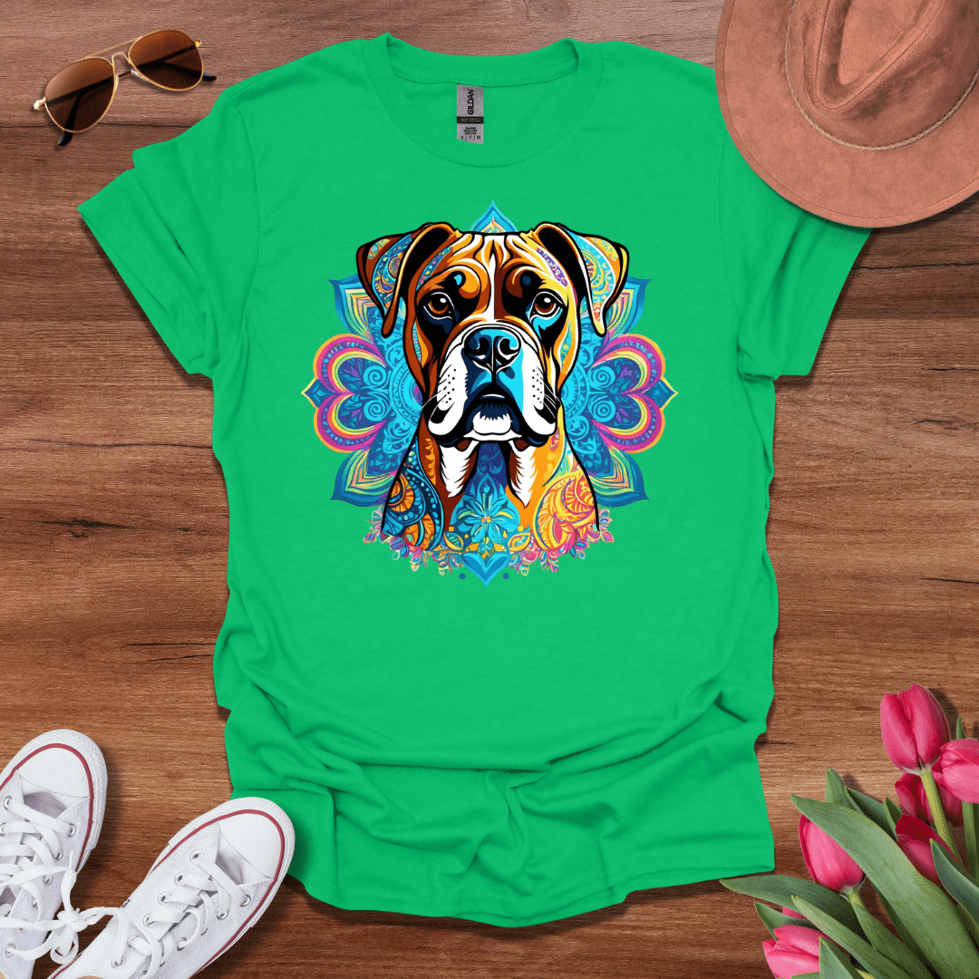 Psychedelic Boxer Dog T-Shirt
