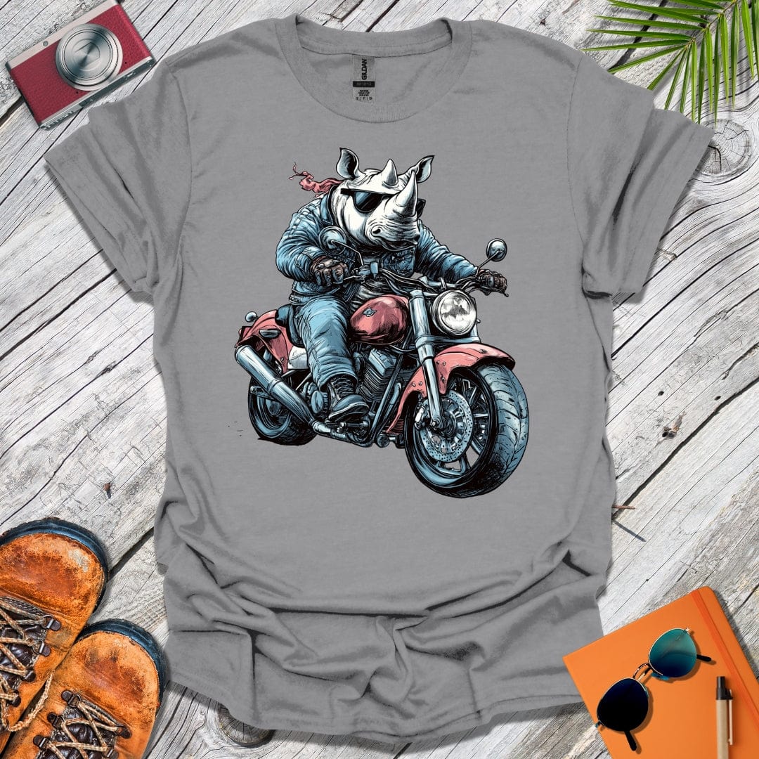 Biker Rhino T-Shirt