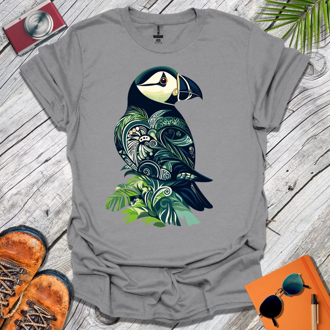 Green Puffin T-Shirt