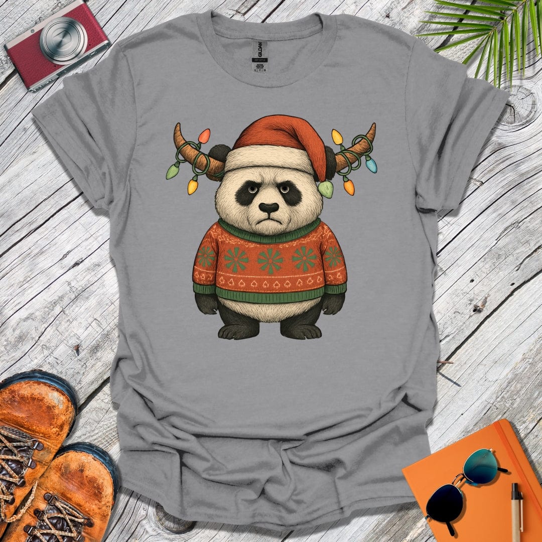 Grumpy Xmas Panda T-Shirt