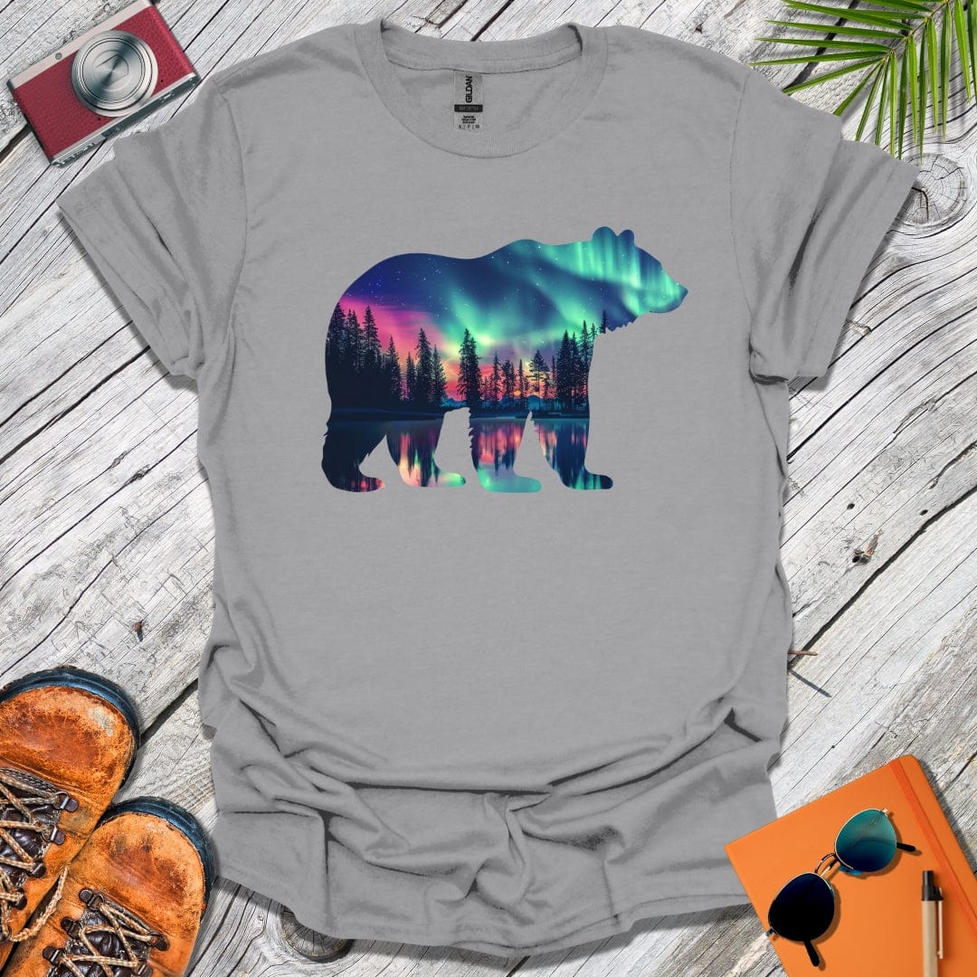 Northern Lights Bear T-Shirt