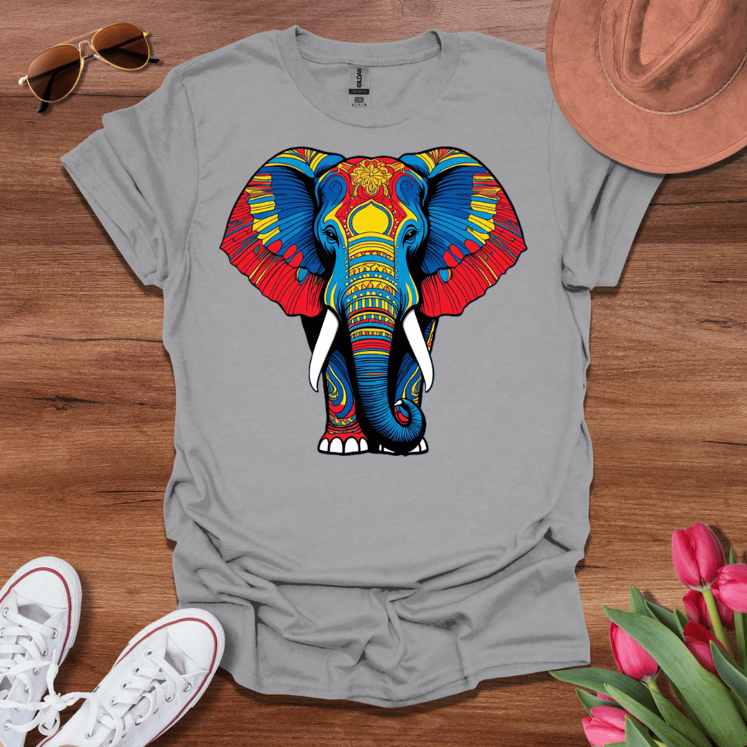 Vibrant Elephant T-Shirt