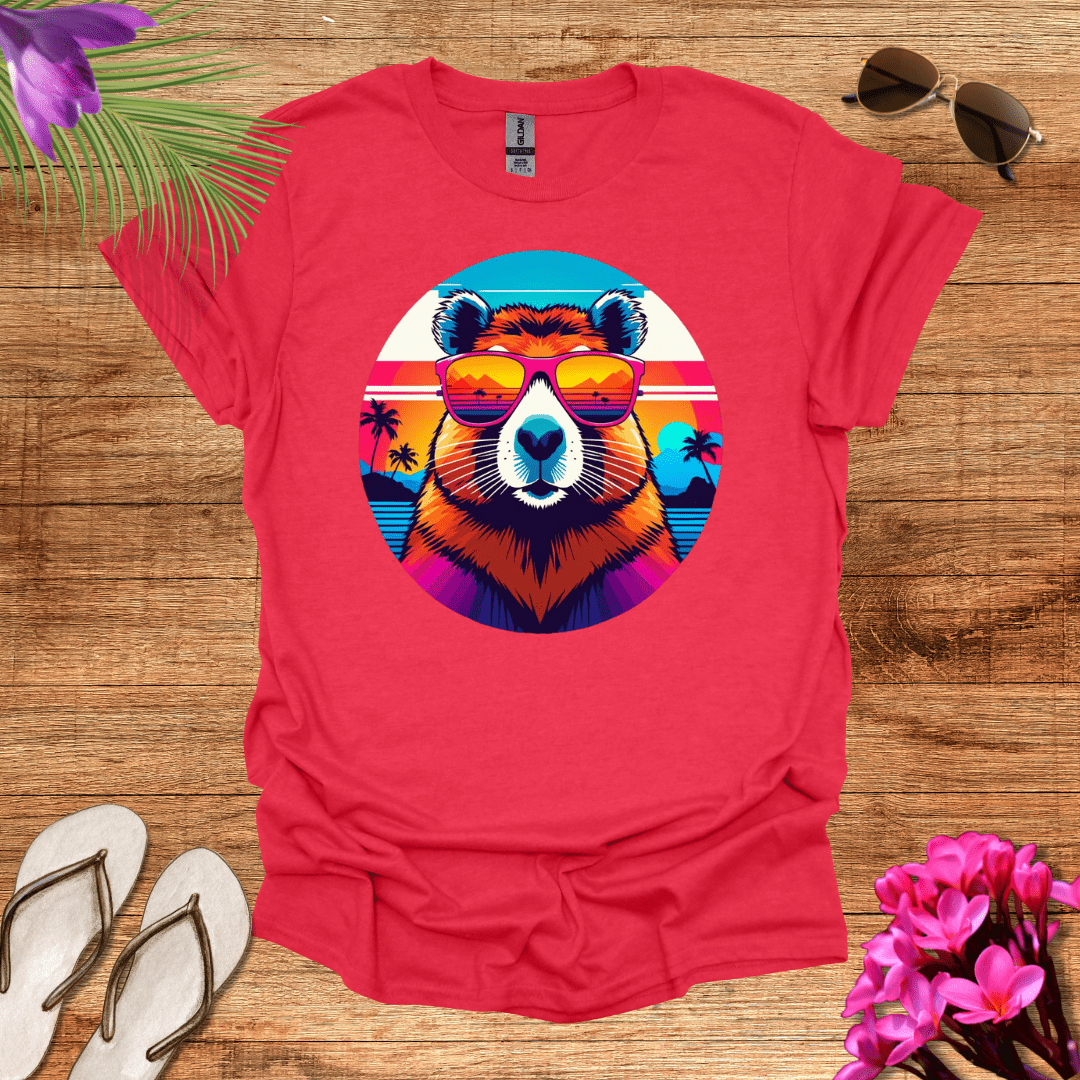 Capybara Sunset T-Shirt