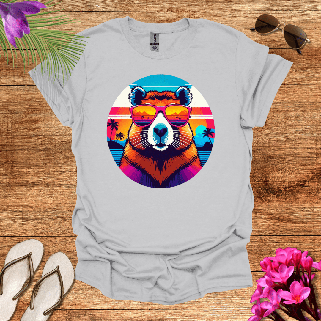 Capybara Sunset T-Shirt