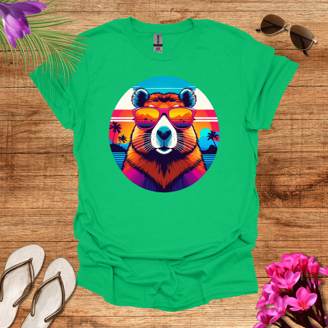 Capybara Sunset T-Shirt