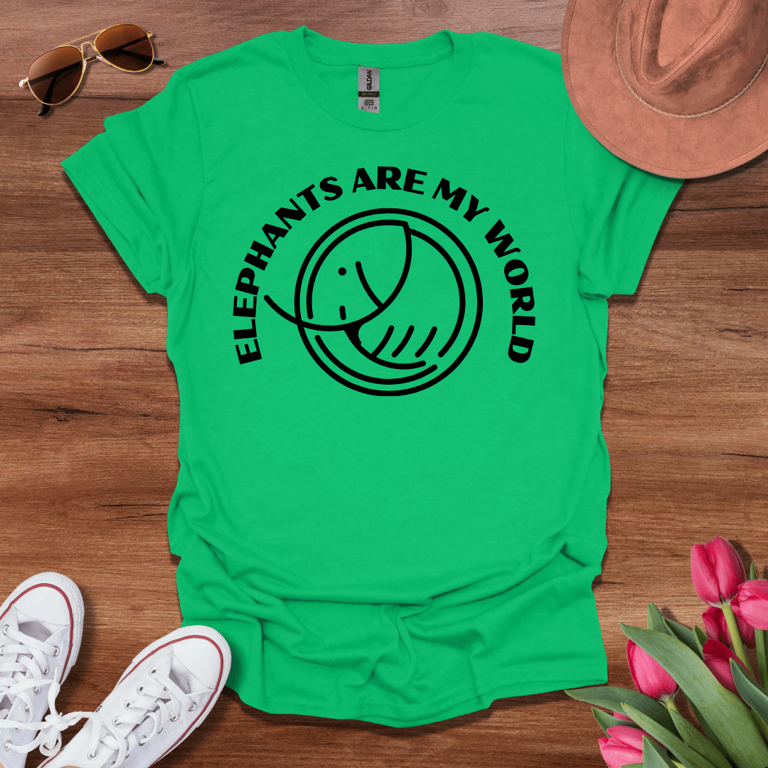 Elephants R My World T-Shirt