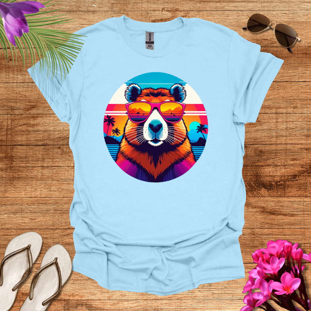 Capybara Sunset T-Shirt