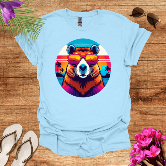 Capybara Sunset T-Shirt