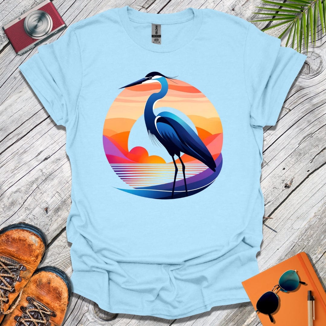 Heron Sunset T-Shirt