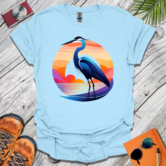 Heron Sunset T-Shirt