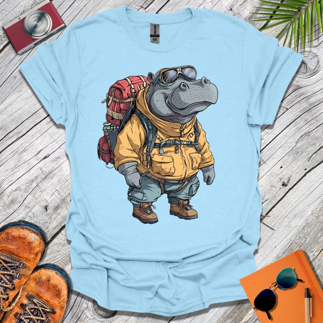 Hiking Hippo T-Shirt