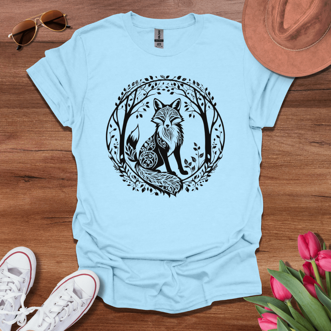 Minimalist Tree Fox T-Shirt