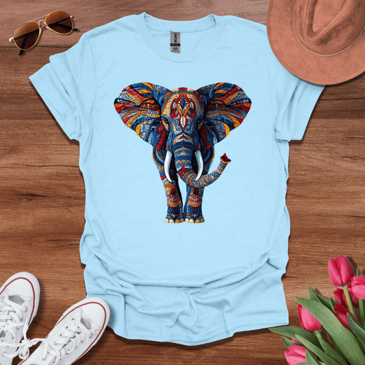 Mosaic Elephant T-Shirt