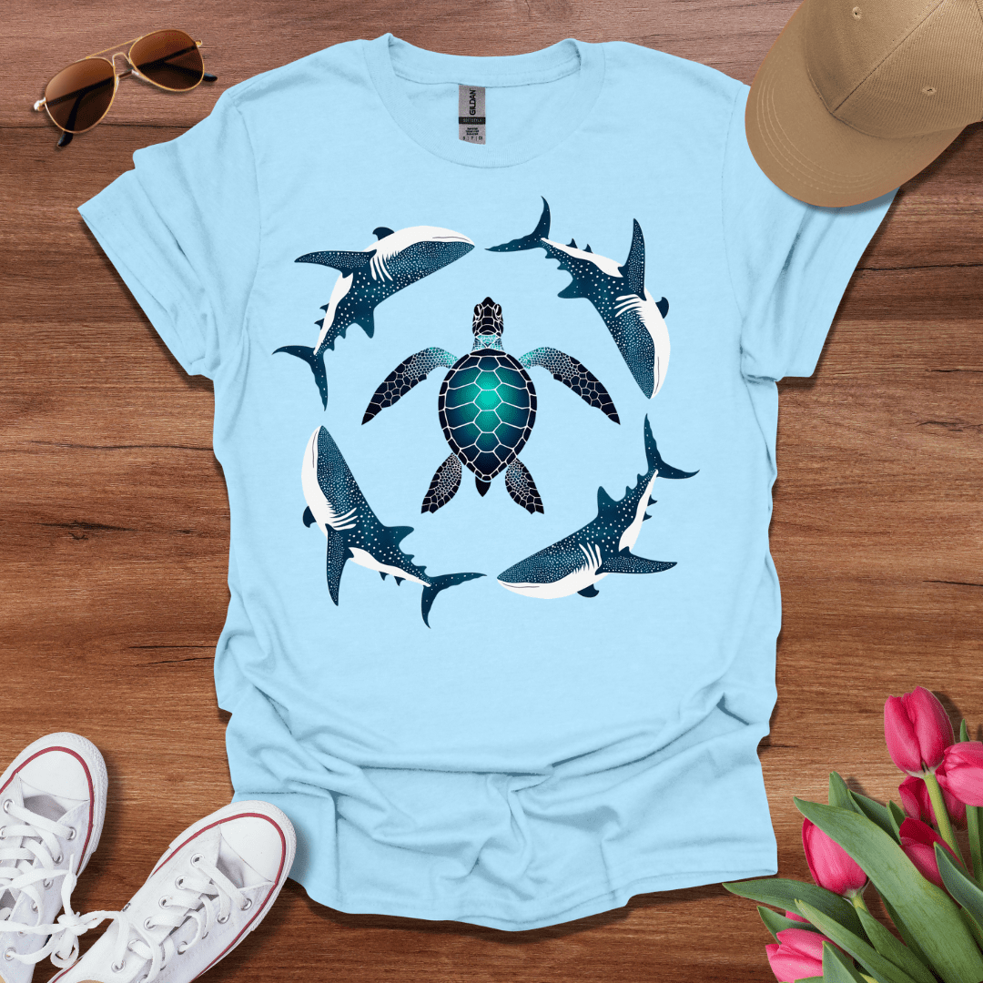 Turtle Whale Sharks T-Shirt
