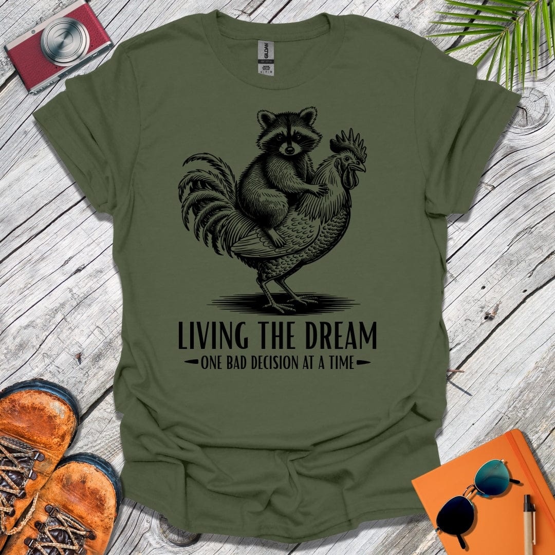 Dream Living Raccoon T-Shirt