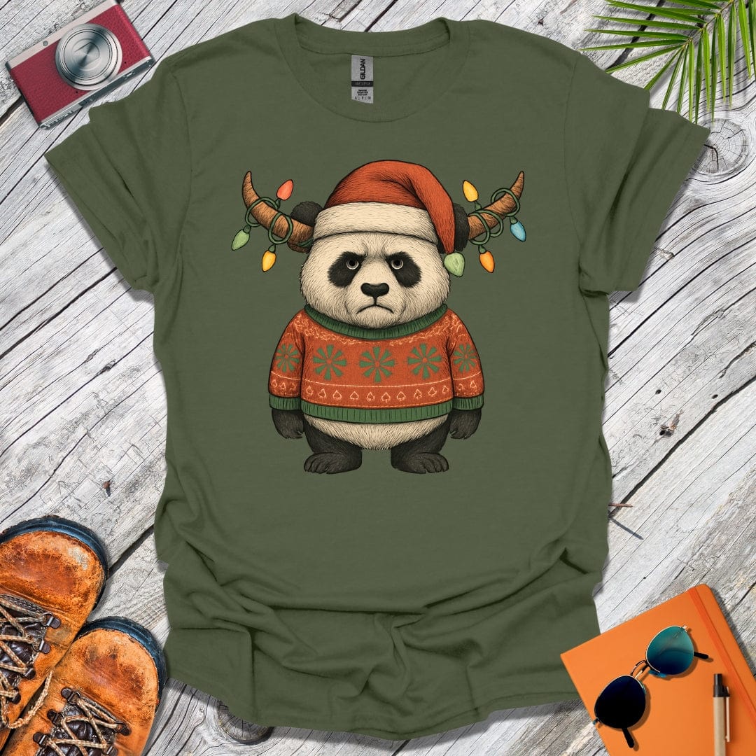 Grumpy Xmas Panda T-Shirt