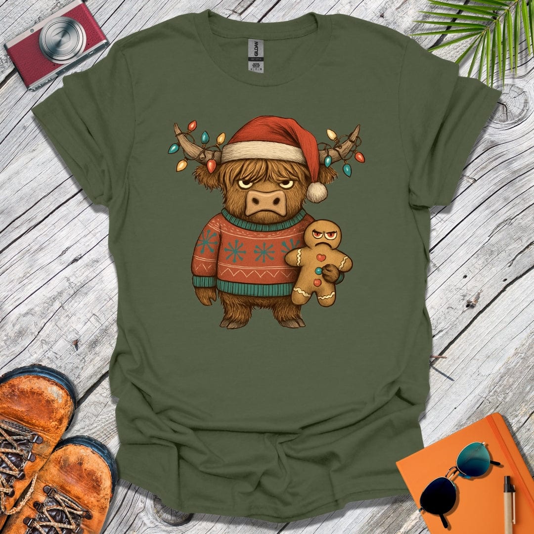 Life & Soul Xmas Cow T-Shirt