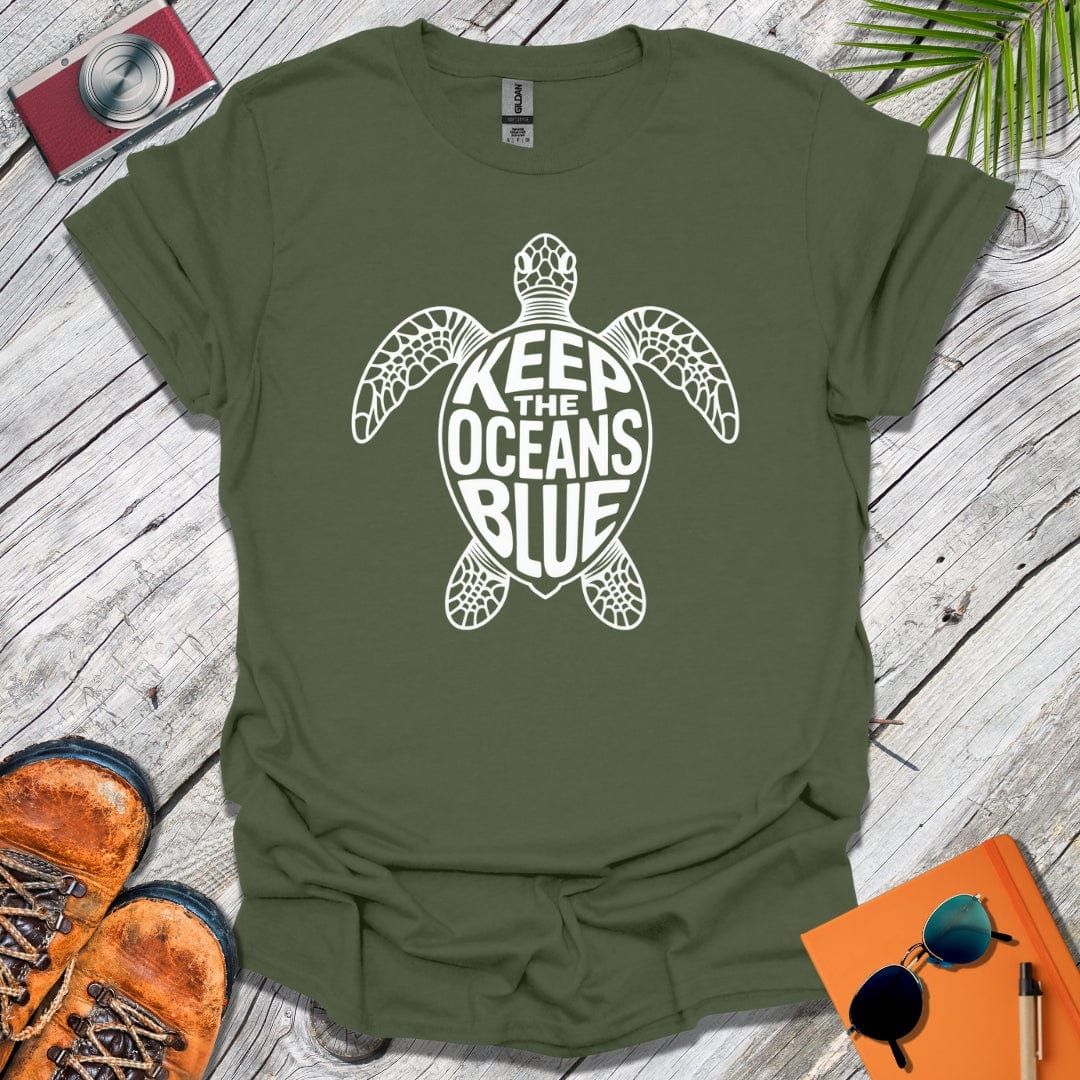 Oceans Blue Turtle T-Shirt
