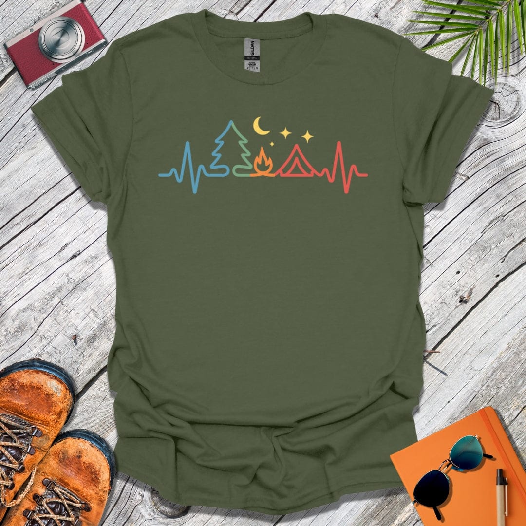 Outdoors Heartbeat T-Shirt