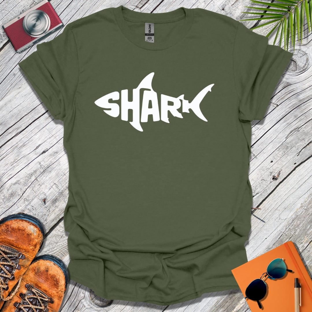 Shark Serif T-Shirt