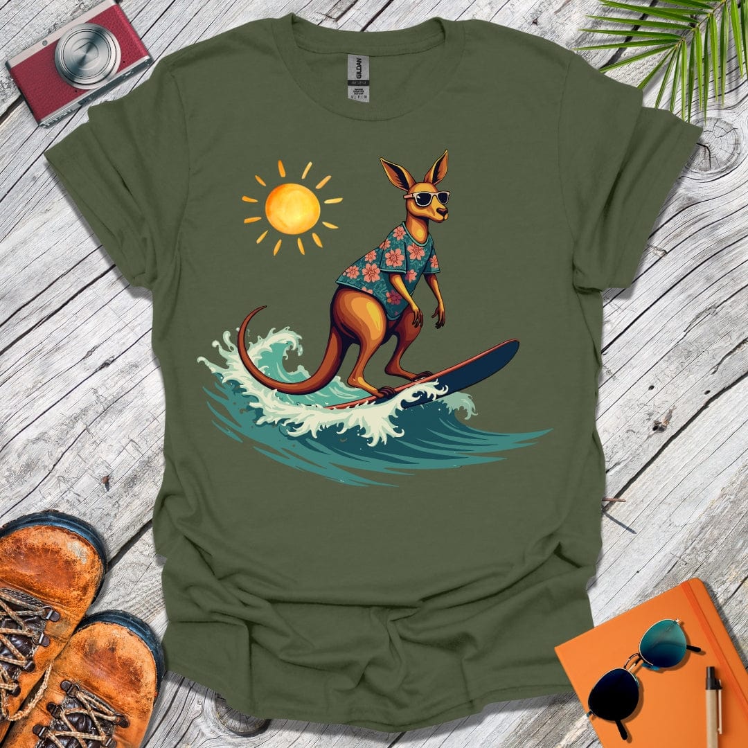 Surfing Kangaroo T-Shirt