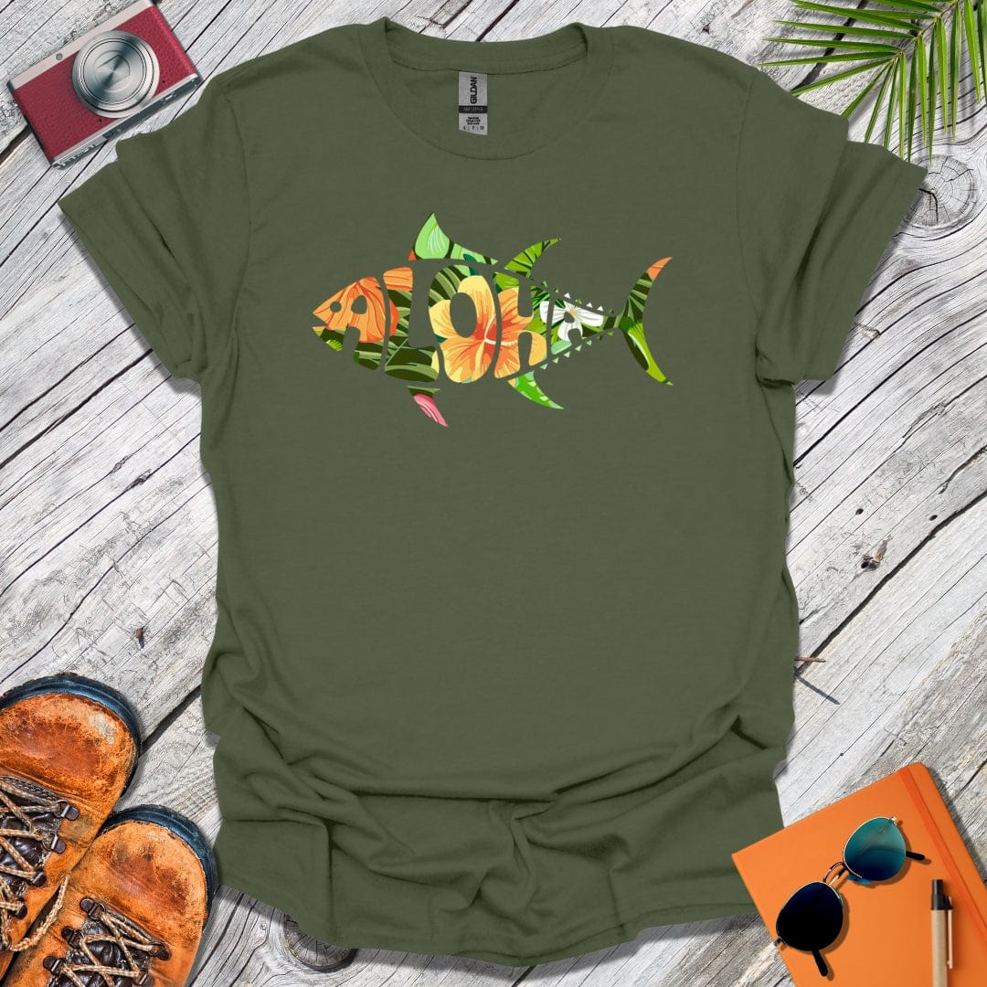 Vibrant Aloha Tuna T-Shirt