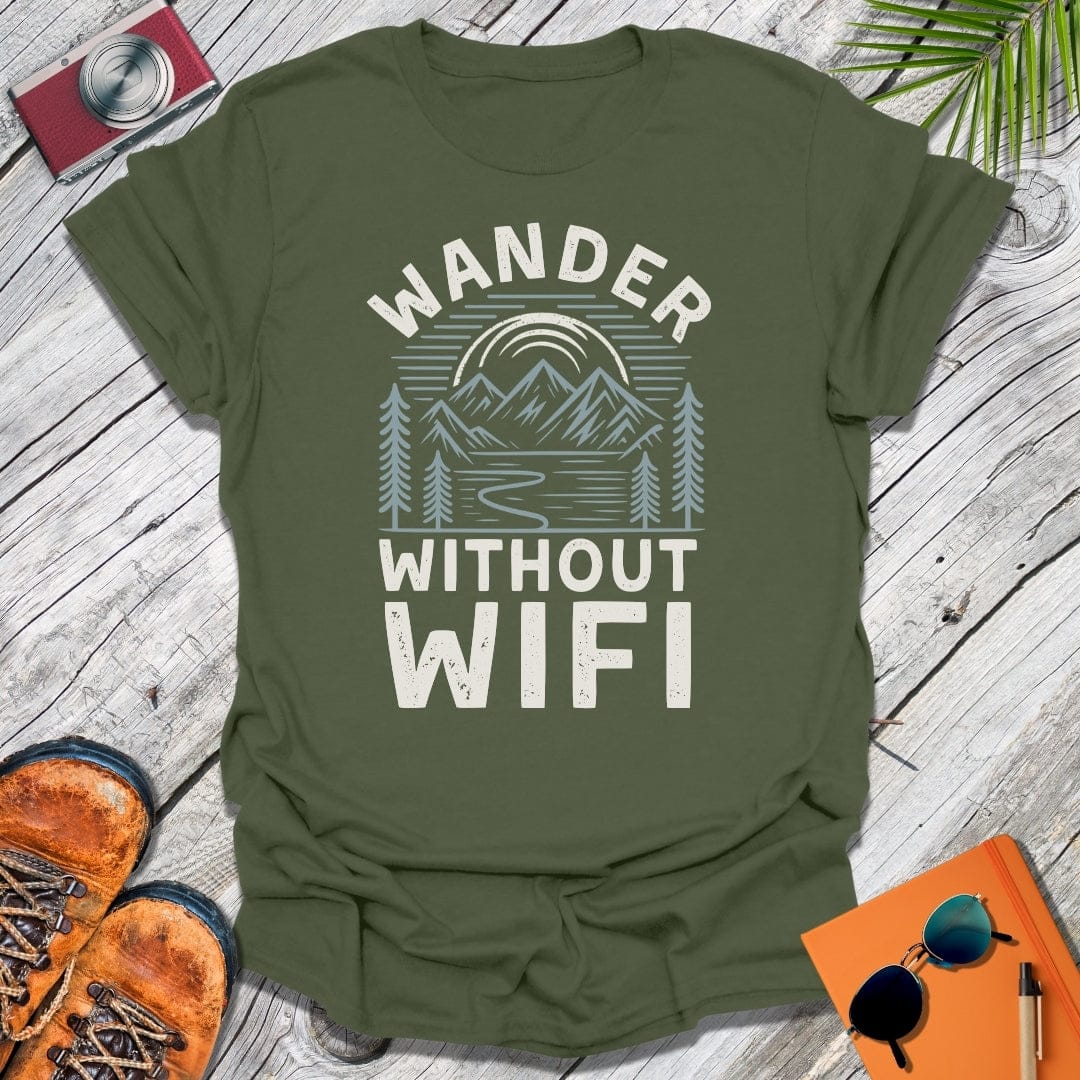 Wander Without WiFi T-Shirt