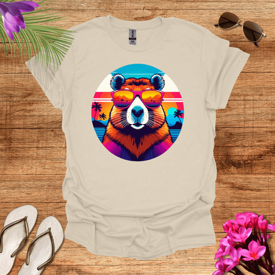 Capybara Sunset T-Shirt
