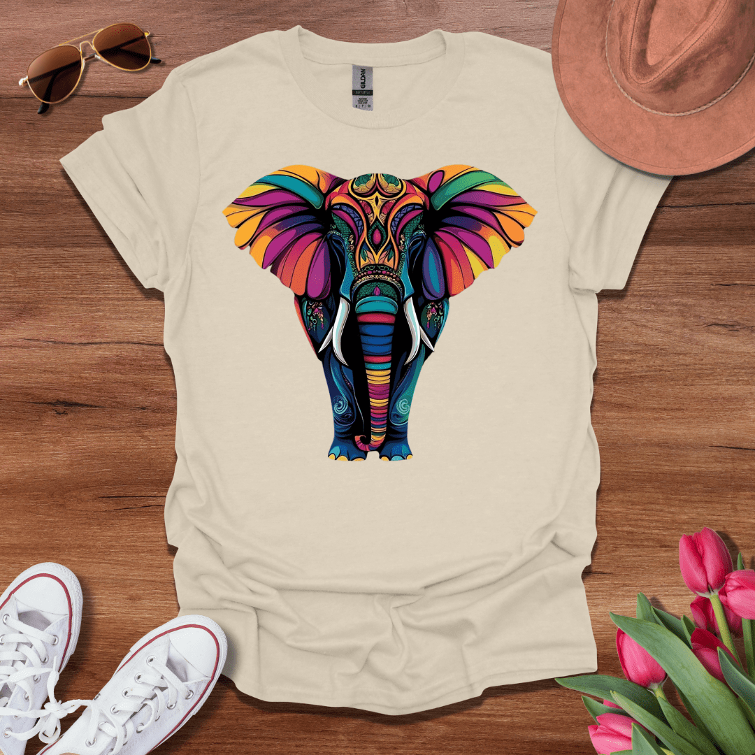 Double Tusk Elephant T-Shirt