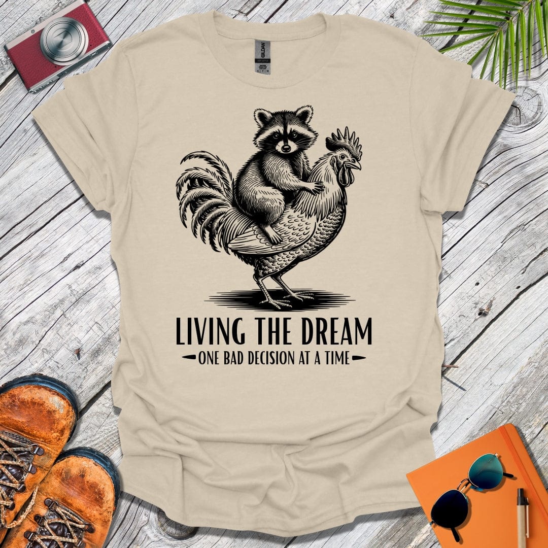 Dream Living Raccoon T-Shirt