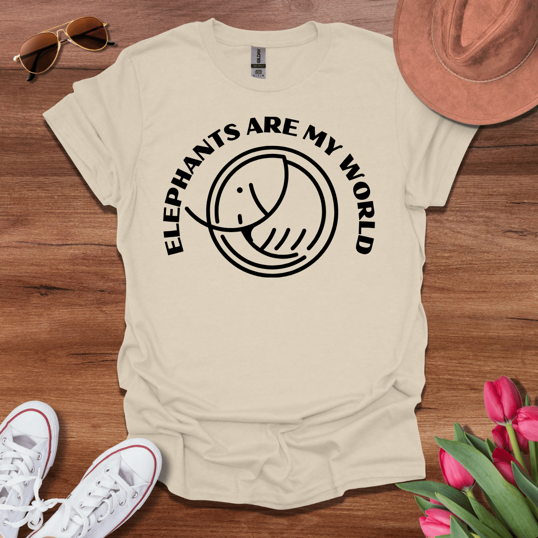 Elephants R My World T-Shirt
