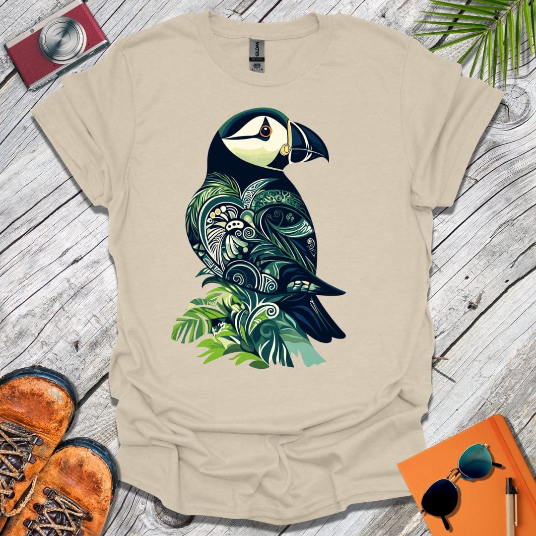 Green Puffin T-Shirt