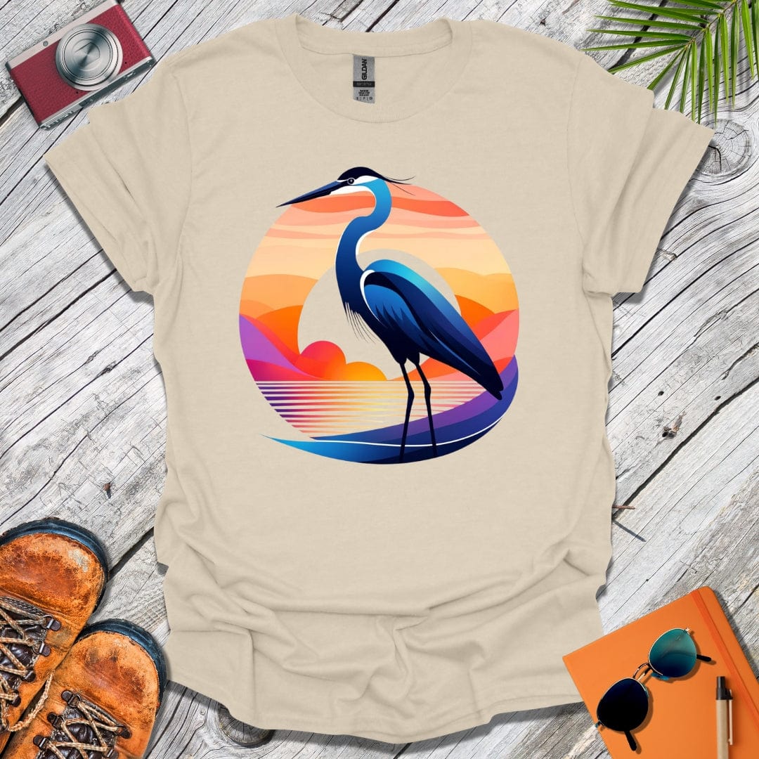 Heron Sunset T-Shirt