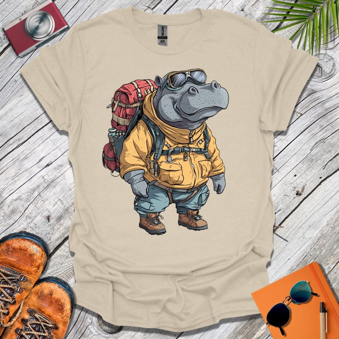 Hiking Hippo T-Shirt