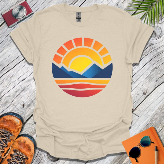 Mountains to Sea Sunset T-Shirt