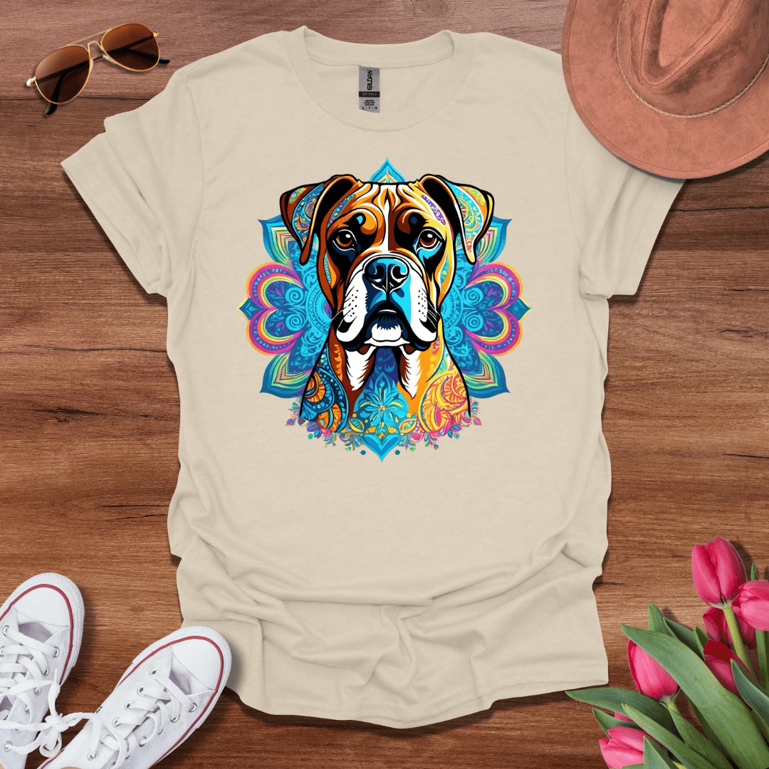 Psychedelic Boxer Dog T-Shirt