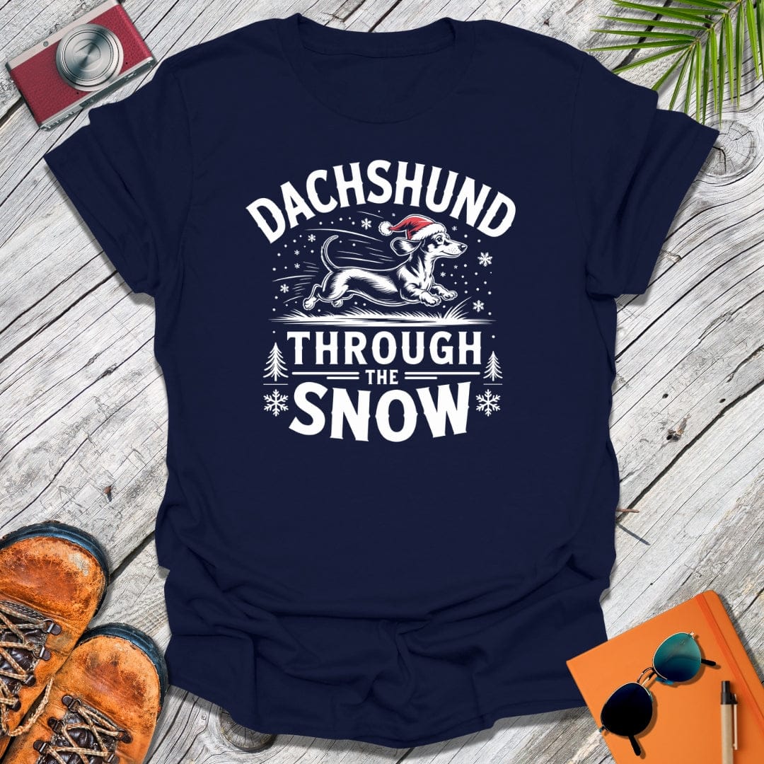 Dachshund Through Snow T-Shirt