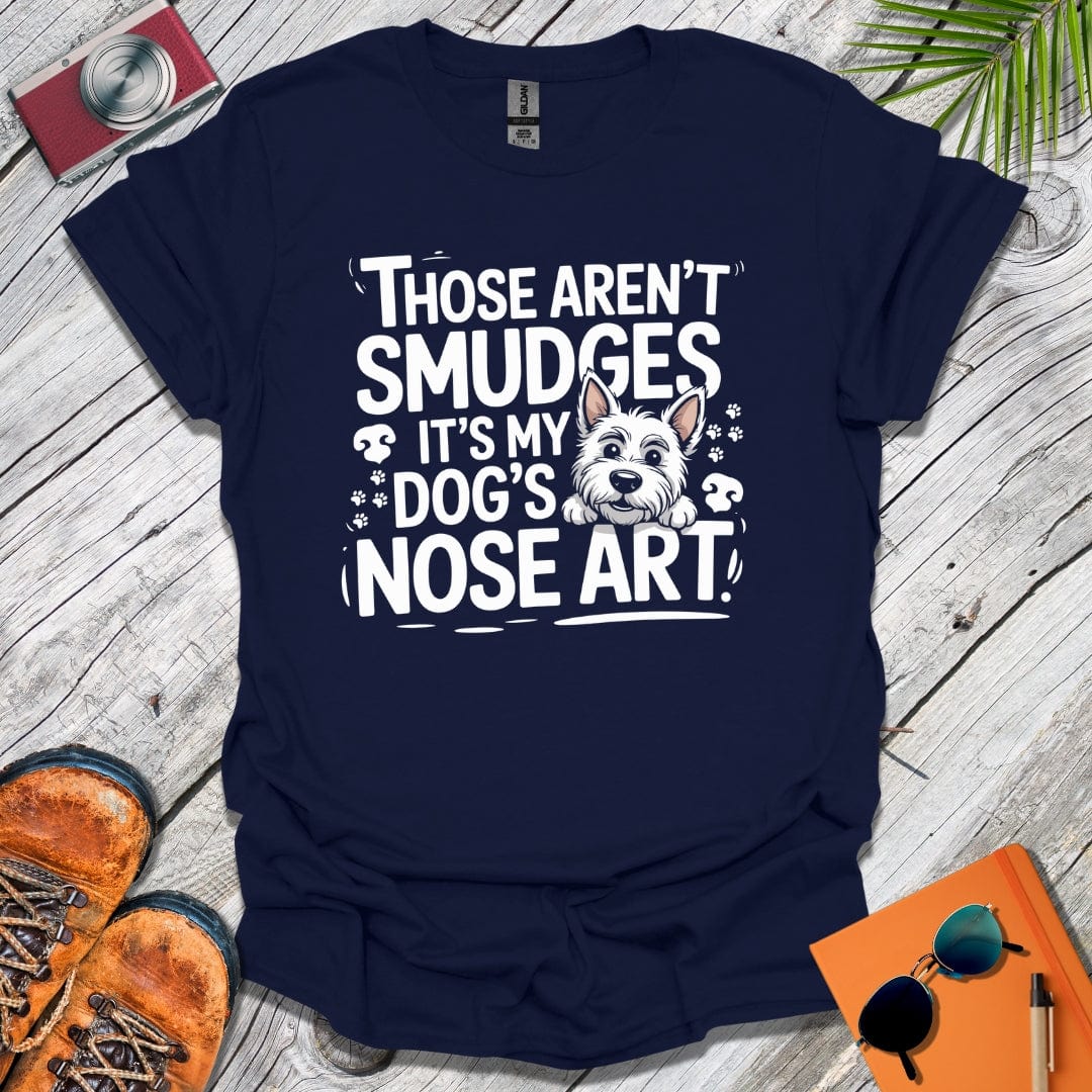 Dog Nose Art Westie T-Shirt