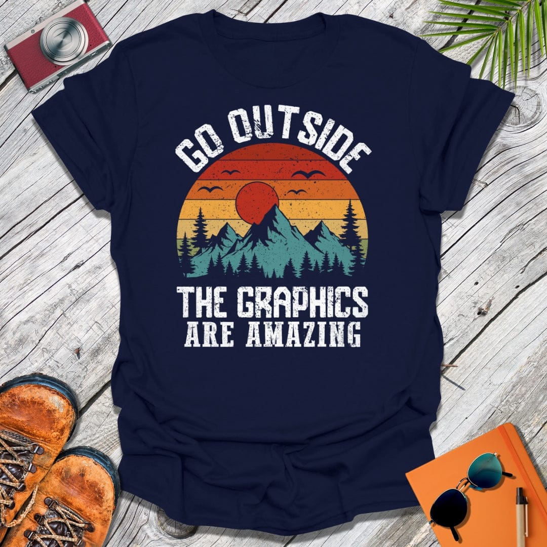 Go Outside Graphics T-Shirt