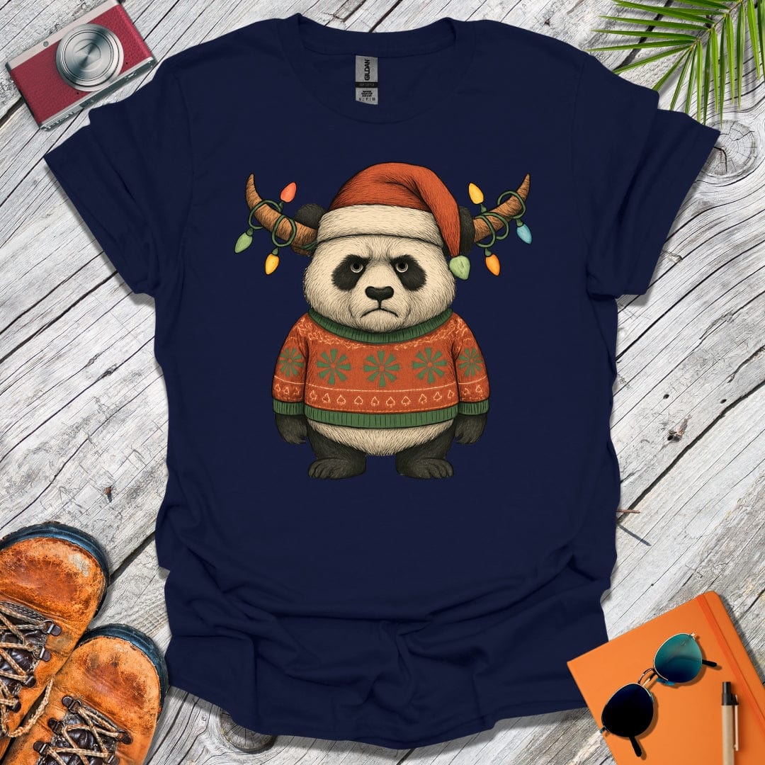 Grumpy Xmas Panda T-Shirt