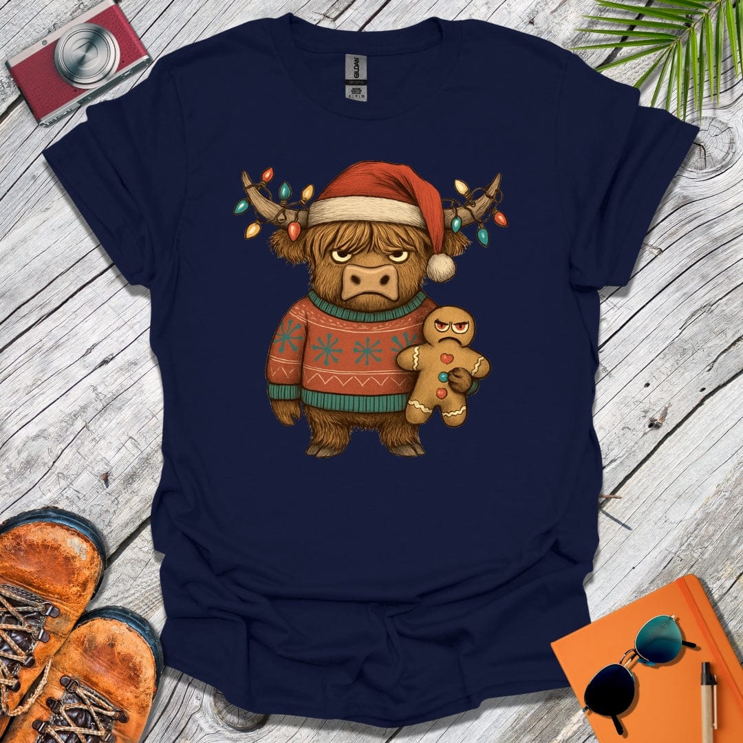 Life & Soul Xmas Cow T-Shirt