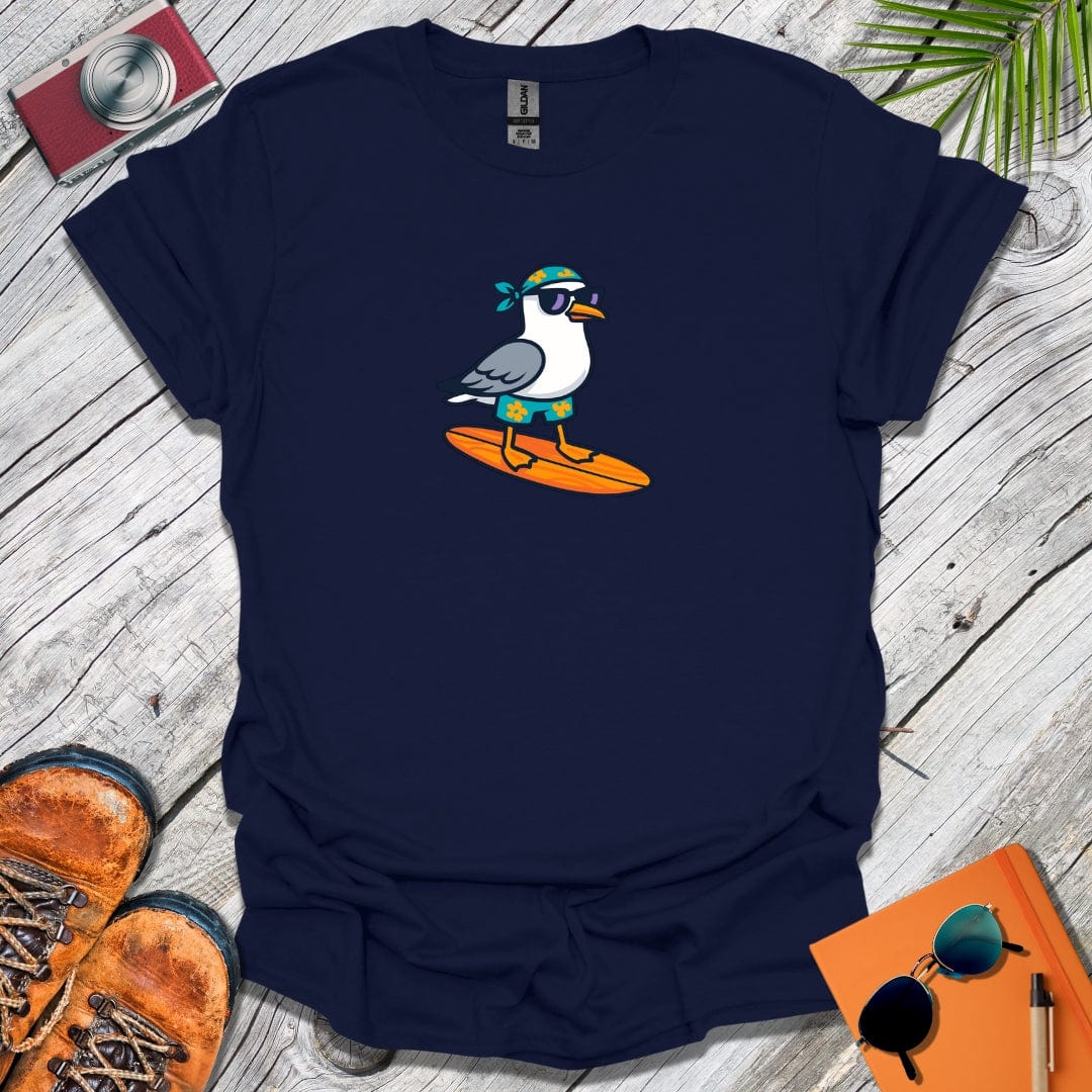 Surfing Seagull T-Shirt